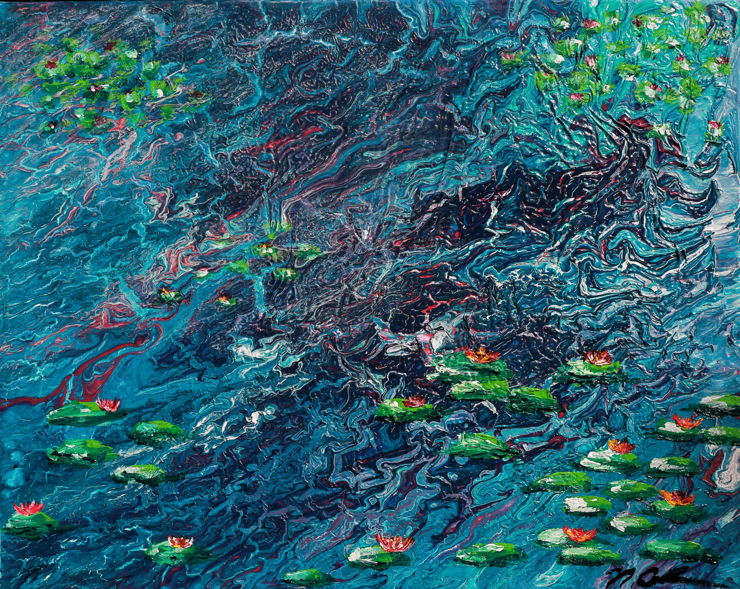 Im Glanz der Seerosen