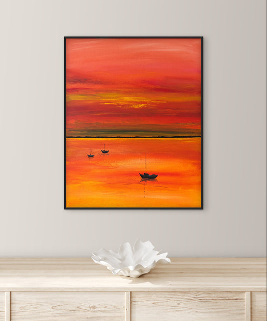 Abenddämmerung am Bodensee